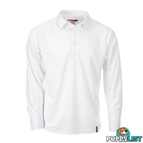 Gray-Nicolls Select Long Sleeve Mens Shirt - White lSize L - GRAYNICOLLS