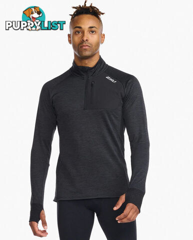 2XU Mens Ignition 1/4 Zip Top - Black - 2XU