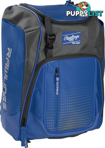 Rawlings Franchise Players Baseball/Softball Backpack - Royal Blue - RAWLINGS