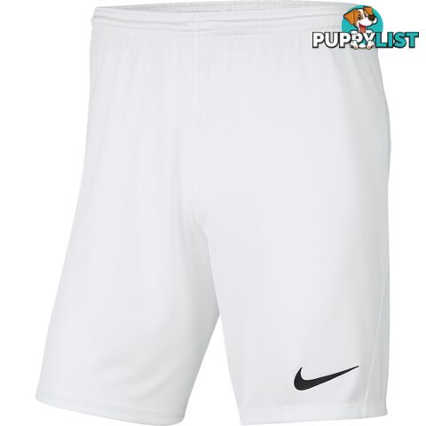 Nike Mens Dri-Fit Park Shorts - White - NIKE - 193654340896