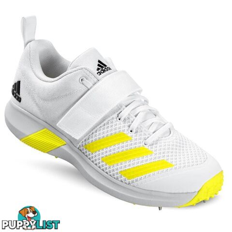 Adidas Adipower Vector Senior Cricket Shoe - White lSize 14 - ADIDAS