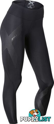 2XU Womens Motion Mid-Rise Comp Tights - 2XU - 9336340288763