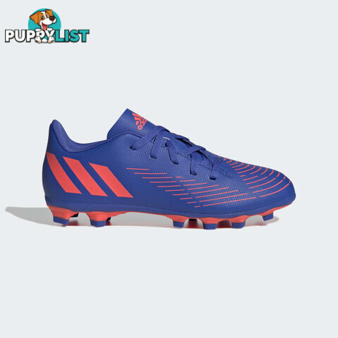 Adidas Predator Edge.4 FXG Kids Footy Boot - Hi-Res Blue/Turbo - ADIDAS