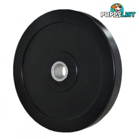 HCE Olympic Black Bumper Weight Plate 25kg - HCE