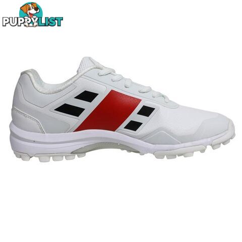 Gray-Nicolls Velocity 3.0 Rubber Junior Cricket Shoes - White lSize 4 - GRAYNICOLLS