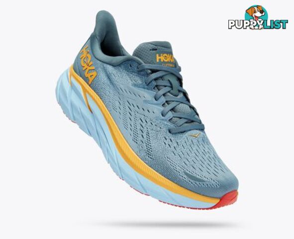 Hoka Clifton 8 Mens Running Shoe - Goblin Blue/Mountain Spring - HOKA