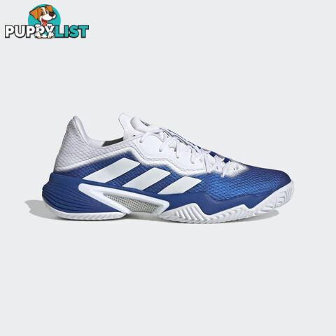 Adidas Barricade Mens Tennis Shoe - White - ADIDAS