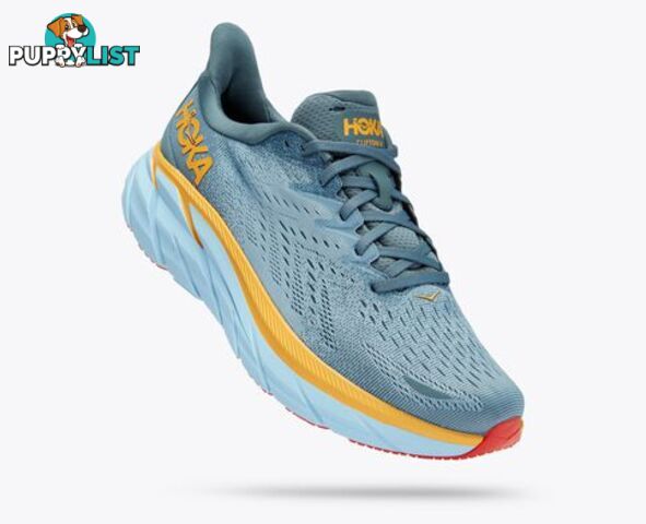 Hoka Clifton 8 Mens Running Shoe - Goblin Blue/Mountain Spring - HOKA