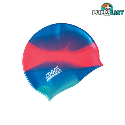 Zoggs Junior Silicone Cap Single Colour-Assorted Colours - ZOGGS