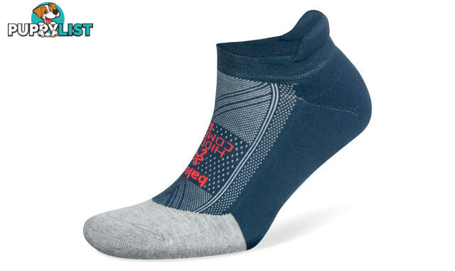 Balega Hidden Comfort Ankle Sock - Midgrey/Legion Blue - BALEGA