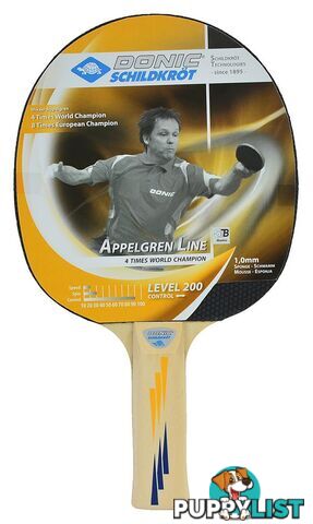 Donic Schildkrot Appelgren 200 Table Tennis Bat - DONIC - 4000885030020