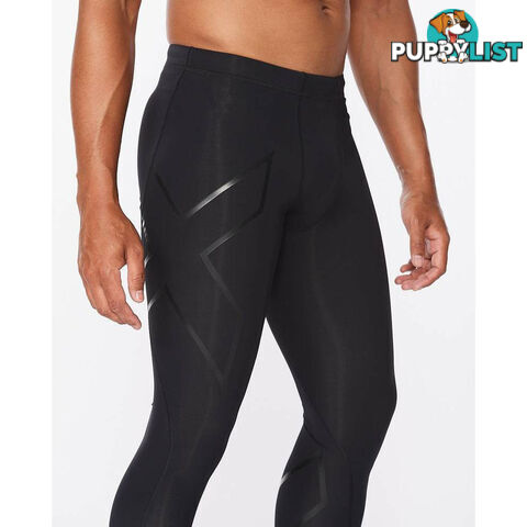 2XU Mens Core Compression Tights - Black/Nero - 2XU - 9336340558811