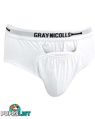 Gray-Nicolls Cricket Boys Briefs - White lSize 8 - GRAYNICOLLS