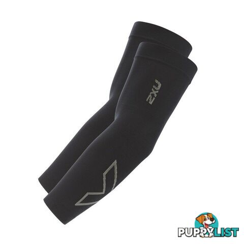 2XU Mens Flex Run Comp Arm Sleeves - 2XU