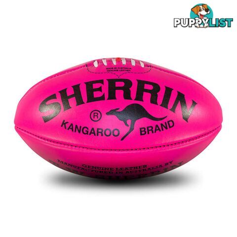 Sherrin KB Game Ball Pink - Size 5 - SHERRIN