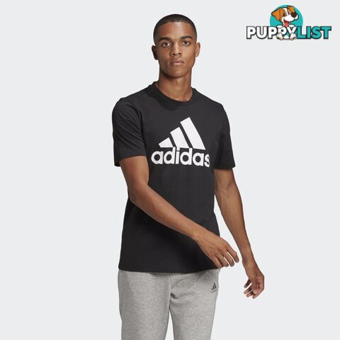 Adidas Mens Big Logo Tee - Black - ADIDAS