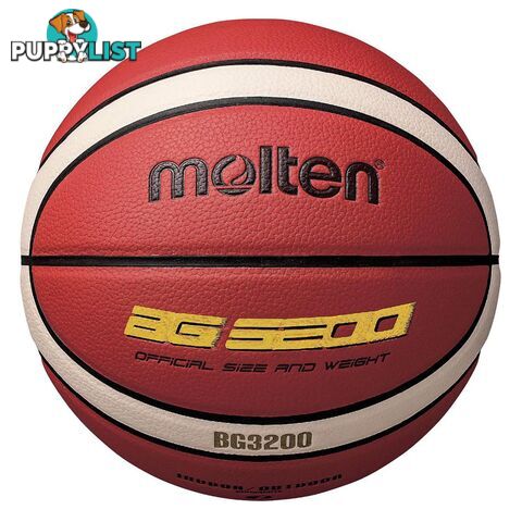 Molten BG3200 Series Size 6 Basketball - Tan - MOLTEN - 4905741892036