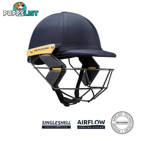 Masuri C Line Plus Steel Senior Batting Helmet (with Adjustor) l Size L - MASURI