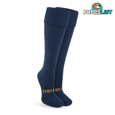 Thinskins Fine Knit Football Socks - Navy - THINSKINS - 9318317110055