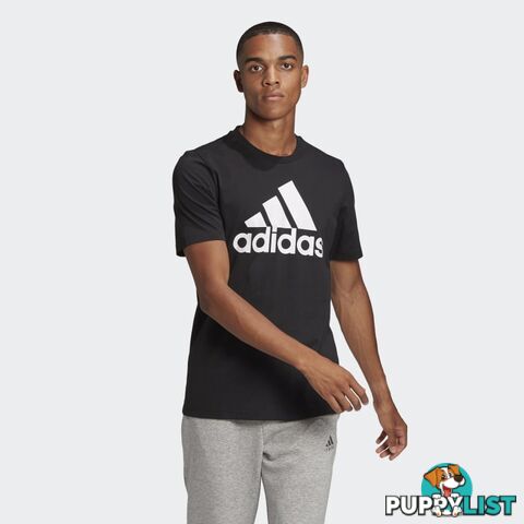 Adidas Mens Big Logo Tee - Black - ADIDAS