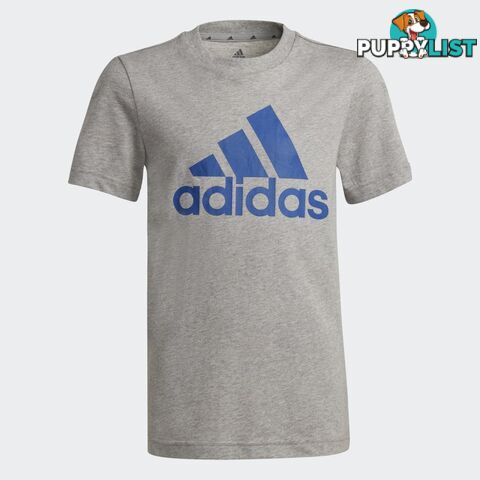 Adidas Boys Big Logo Tee - Grey - ADIDAS