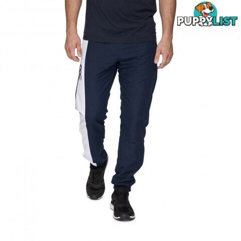 Canterbury Mens Tapered Stripe Cuffed Trackpant - Navy - CANTERBURY