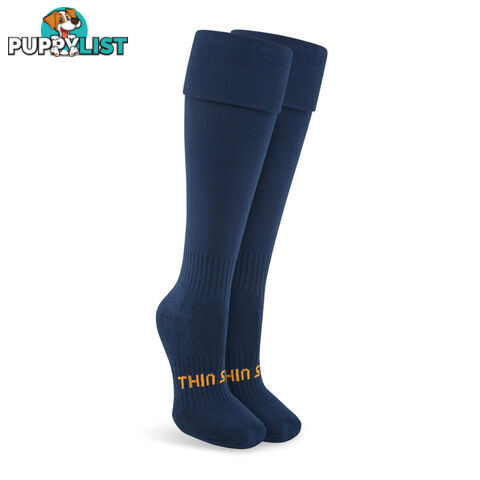 Thinskins Fine Knit Football Socks - Navy - THINSKINS - 9318317110062