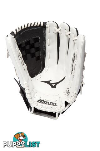 Mizuno Franchise 13 Inch Fastpitch Softball RHT Fielders Glove - Black/White - MIZUNO - 9342556356714