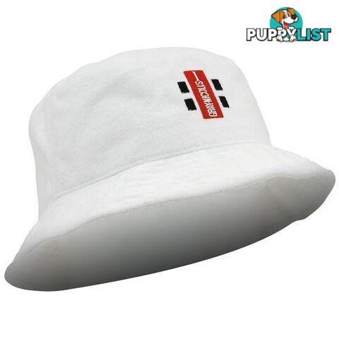 Gray-Nicolls Towelling Hat - White - GRAYNICOLLS