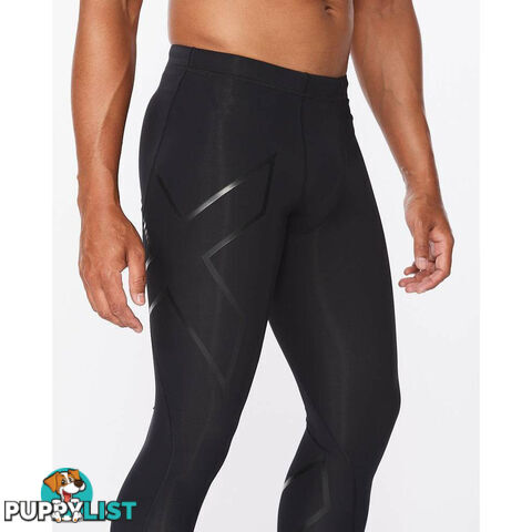 2XU Mens Core Compression Tights - Black/Nero - 2XU - 9336340558743