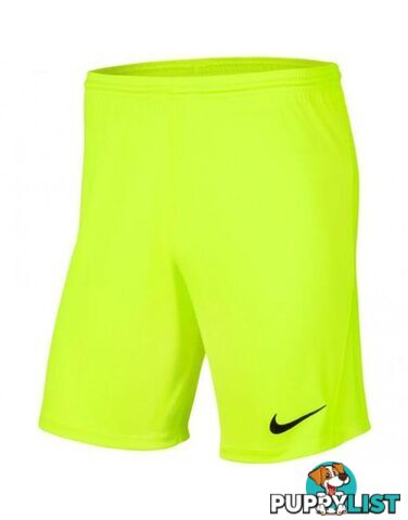 Nike Youth Park 3 Short - Volt - NIKE - 193654347994