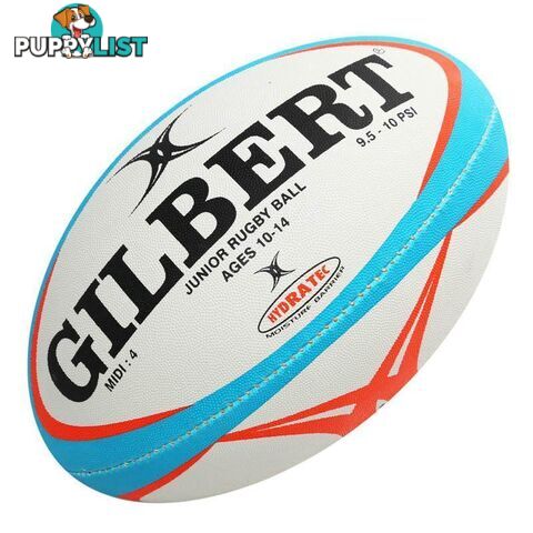 Gilbert Zenon Pathways Size 3 Jnr Union Training Ball - Blue - GILBERT - 9312555292061