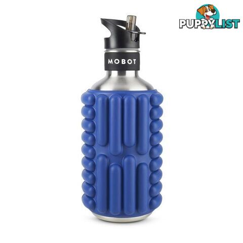 Mobot Big Bertha 1.2L Foam Roller Water Bottle - Blue Steel - MOBOT