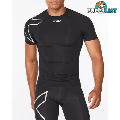 2XU Mens Core Compression Short Sleeve - 2XU - 9336340975144