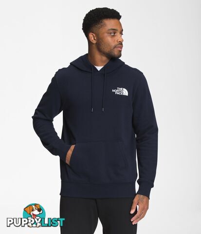 The North Face Mens Box NSE Pullover Hoodie - Horizon Red - THE NORTH FACE