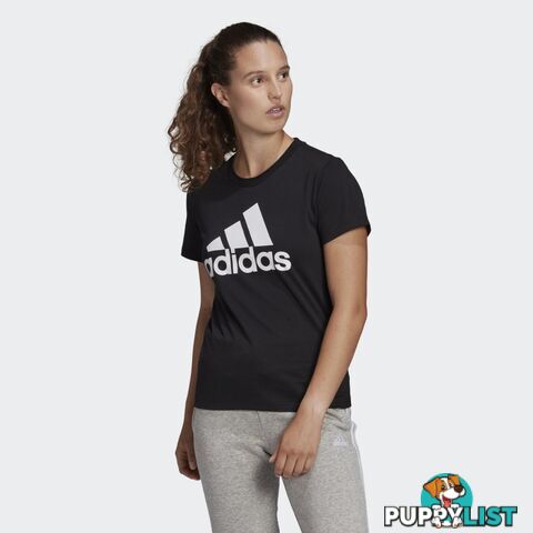 Adidas Womens Big Logo Tee - Black - ADIDAS