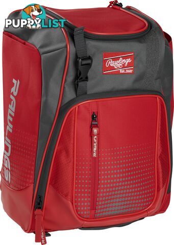 Rawlings Franchise Players Baseball/Softball Backpack - Scarlet - RAWLINGS