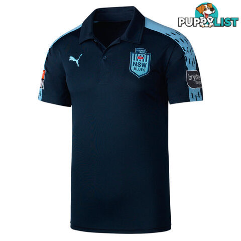 Puma NSW Blues Adults 2022 Polo - Blue - PUMA