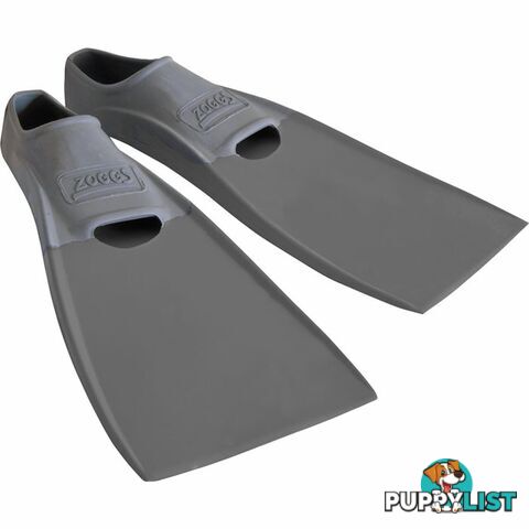 Zoggs Long Blade Rubber Swim Fins Size 15-17 - ZOGGS