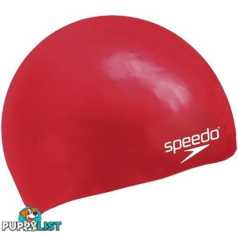 Speedo Junior Plain Moulded Silicone Cap - SPEEDO