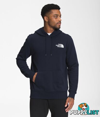 The North Face Mens Box NSE Pullover Hoodie - Horizon Red - THE NORTH FACE