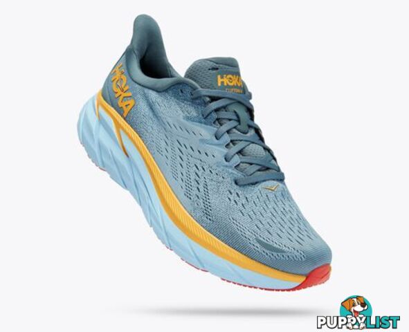 Hoka Clifton 8 Mens Running Shoe - Goblin Blue/Mountain Spring - HOKA