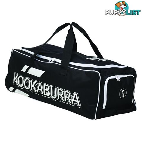 Kookaburra Pro 4.0 Wheelie Cricket Bag - Black/White - KOOKABURRA