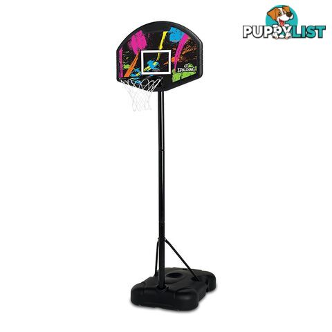 Spalding Marble Youth 32in Fan Portable Basketball System - SPALDING - 689344414935