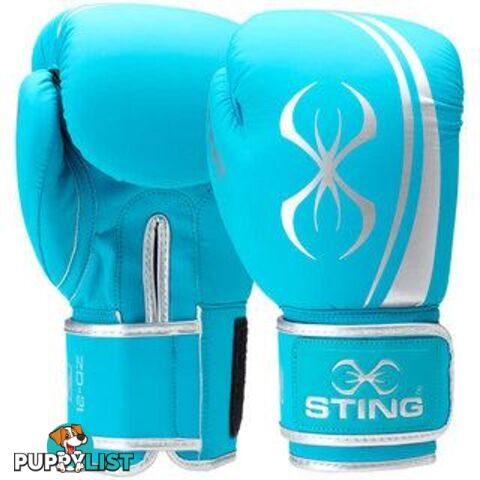 Sting 12oz Aurora Womens Boxing Glove - Teal Blue - STING - 9336321031012