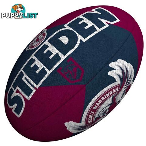 Steeden Manly Sea Eagles 11 Inch Supporter Ball - STEEDEN