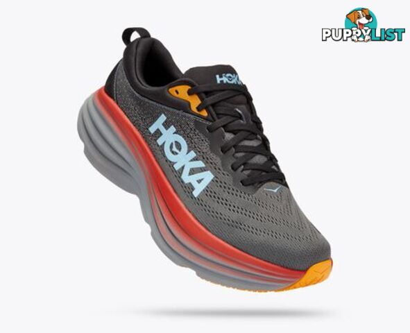 Hoka Bondi 8 Mens Running Shoe - Anthracite/Castlerock - HOKA