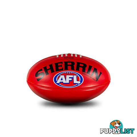 Sherrin Mini Replica AFL Ball - RED - SHERRIN