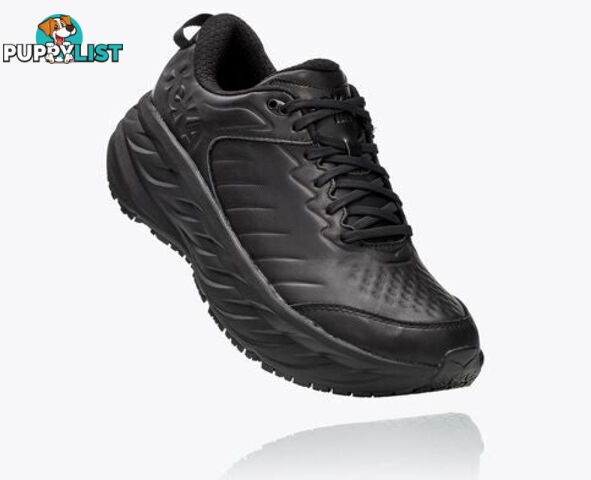 Hoka Bondi SR Wide Mens Running Shoe - Black/Black - HOKA