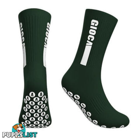 Gioca Grip Socks - Bottle Green - GIOCA